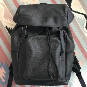 Coach Leather Backpack